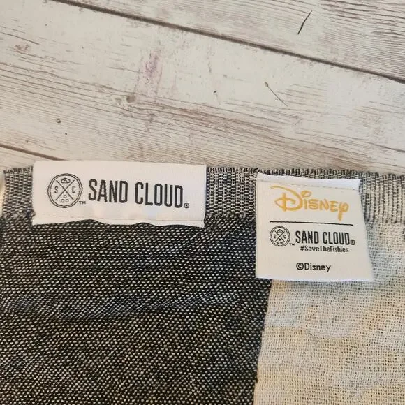 Sand Cloud Disney Mickey Checker Beach Throw Towel - Picture 4 of 6